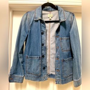 Jcrew denim jacket in excellent condition worn once
